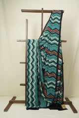 Green HBP Cotton Saree - SRGCS3524