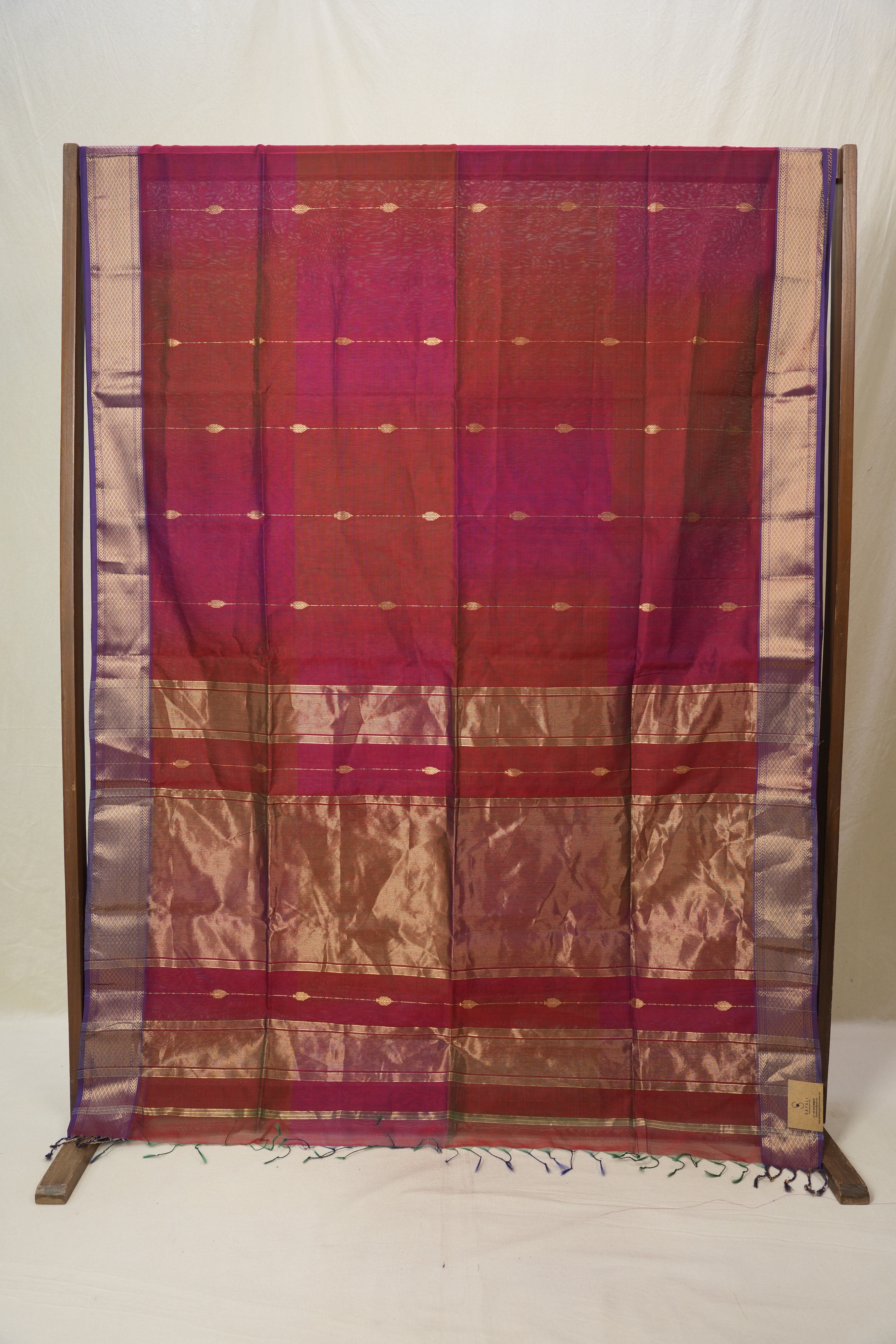 Multicolour Maheshwari Saree - SRMMS1111