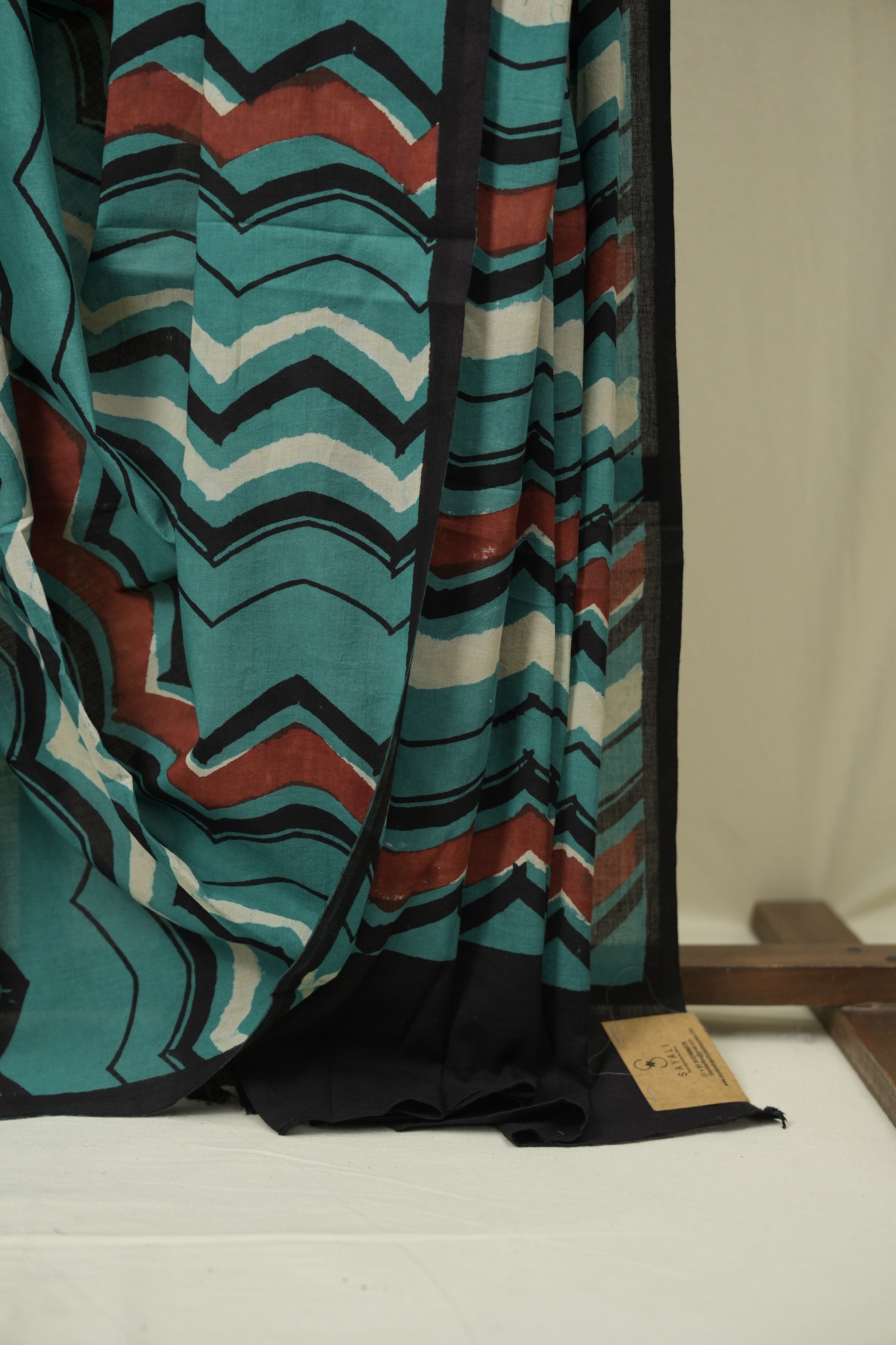 Green HBP Cotton Saree - SRGCS3524