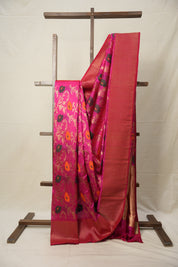 Rani Zall Pattu Chanderi Silk Saree - SRRZPCSS462