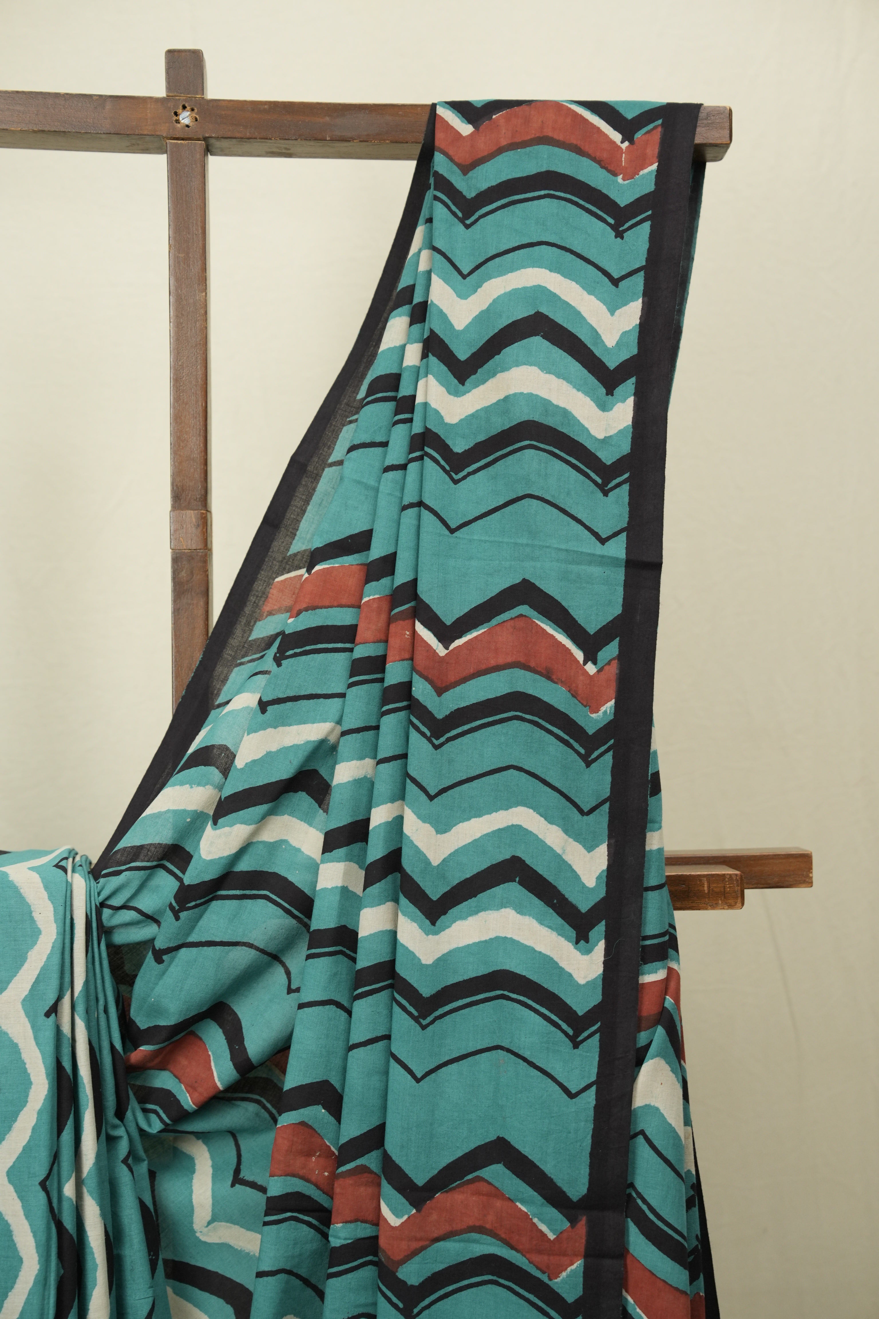 Green HBP Cotton Saree - SRGCS3524