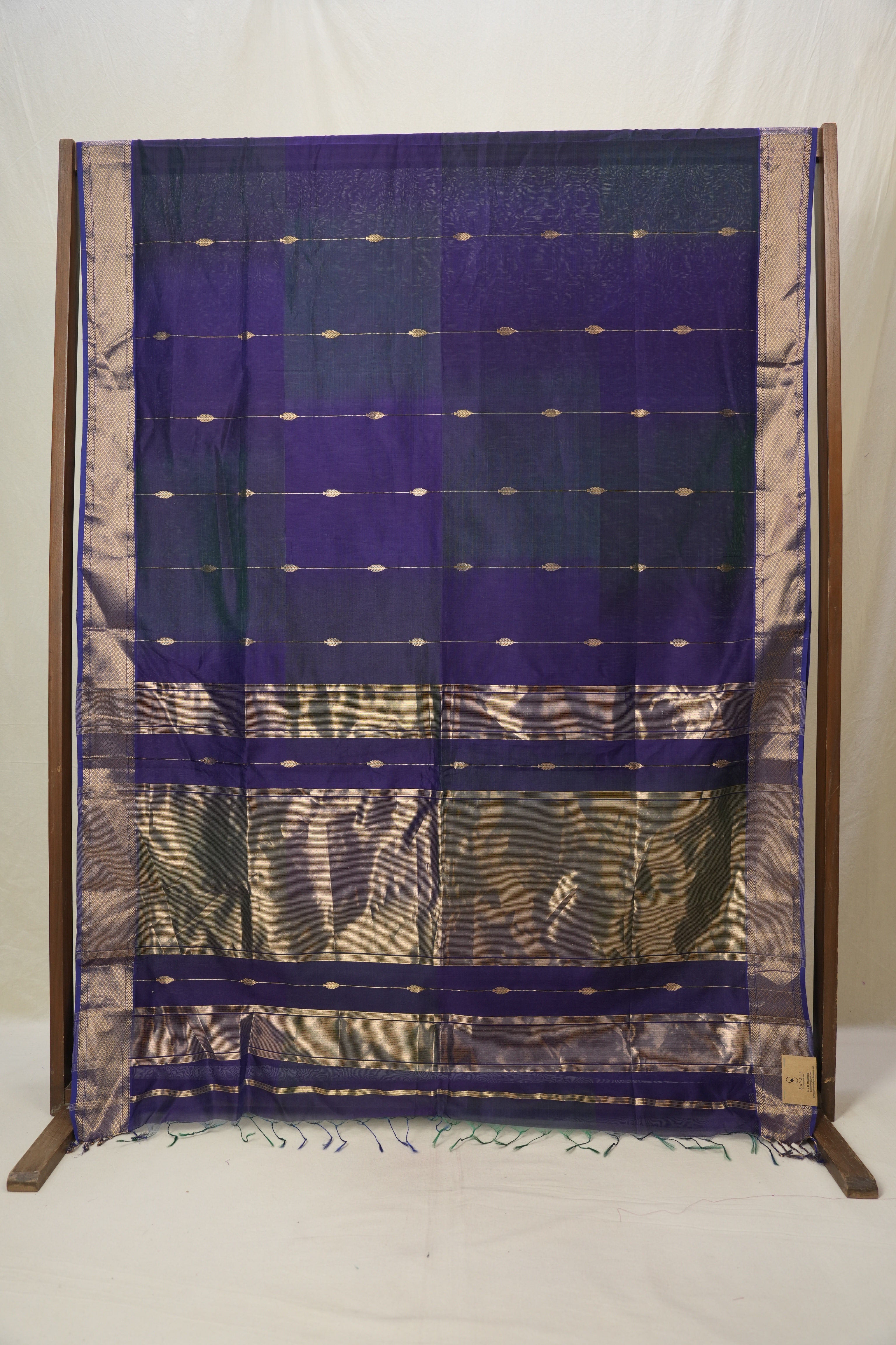 Purple Maheshwari Saree - SRPMS1115