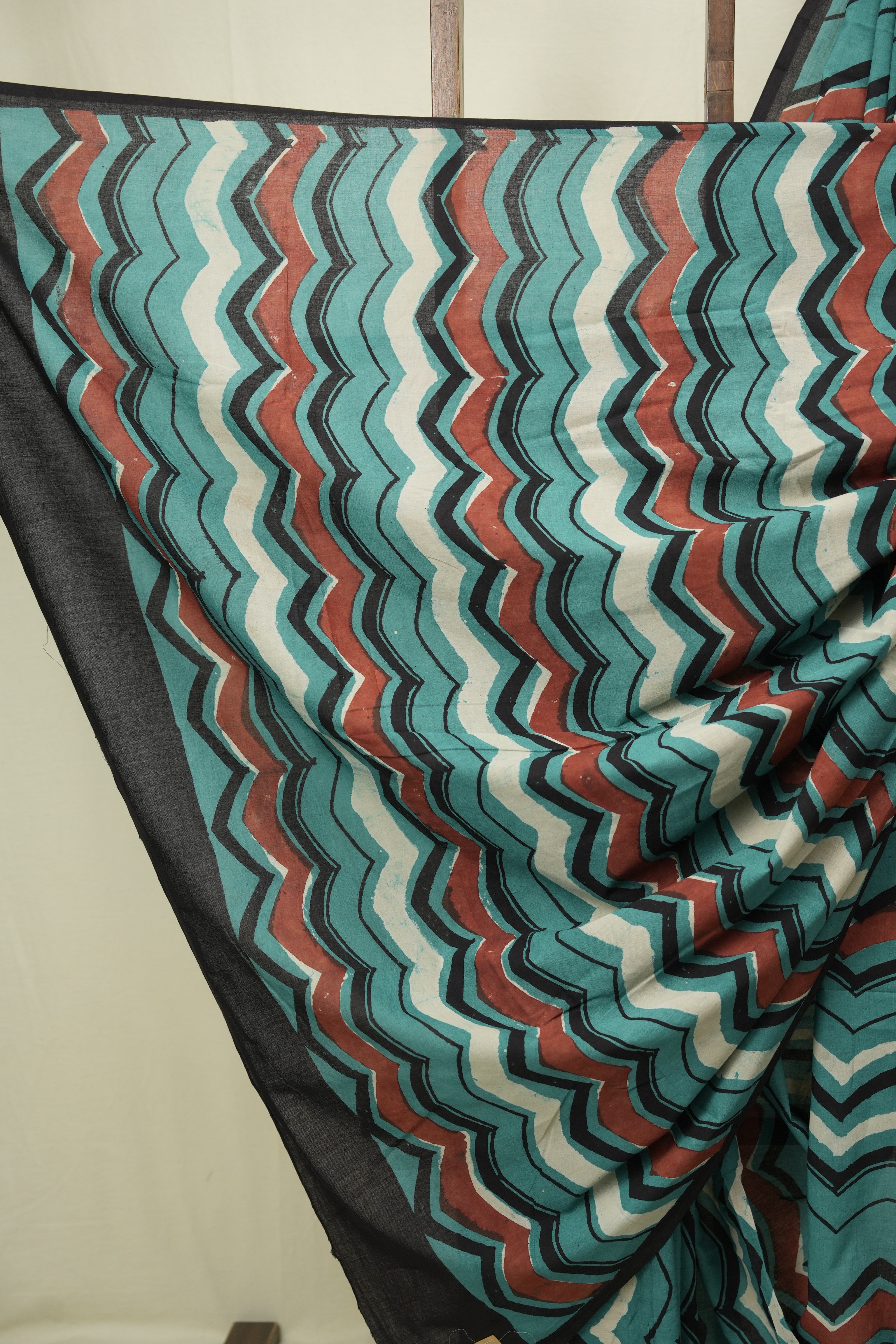 Green HBP Cotton Saree - SRGCS3524