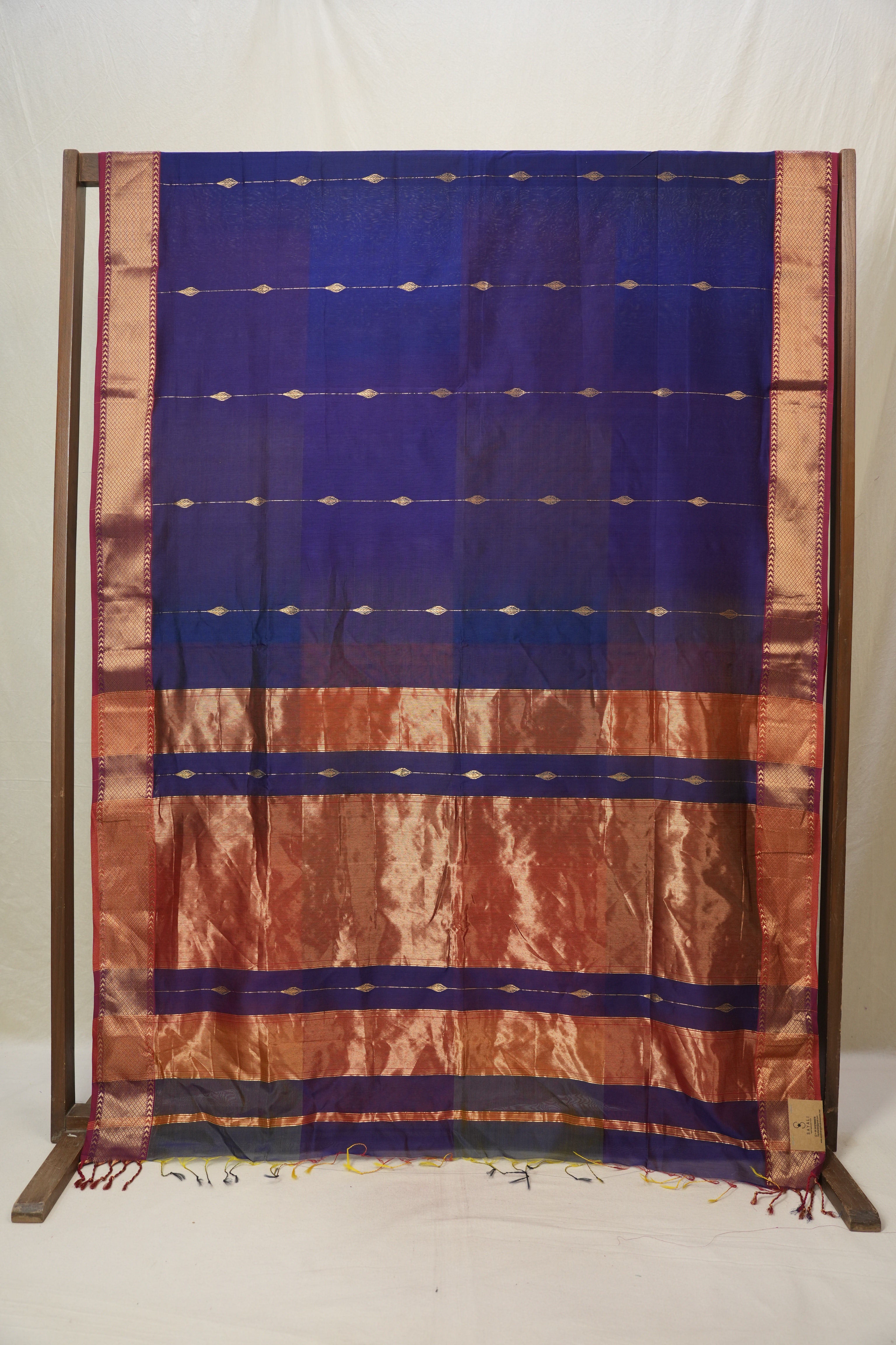 Multicolour Maheshwari Saree - SRMMS1116