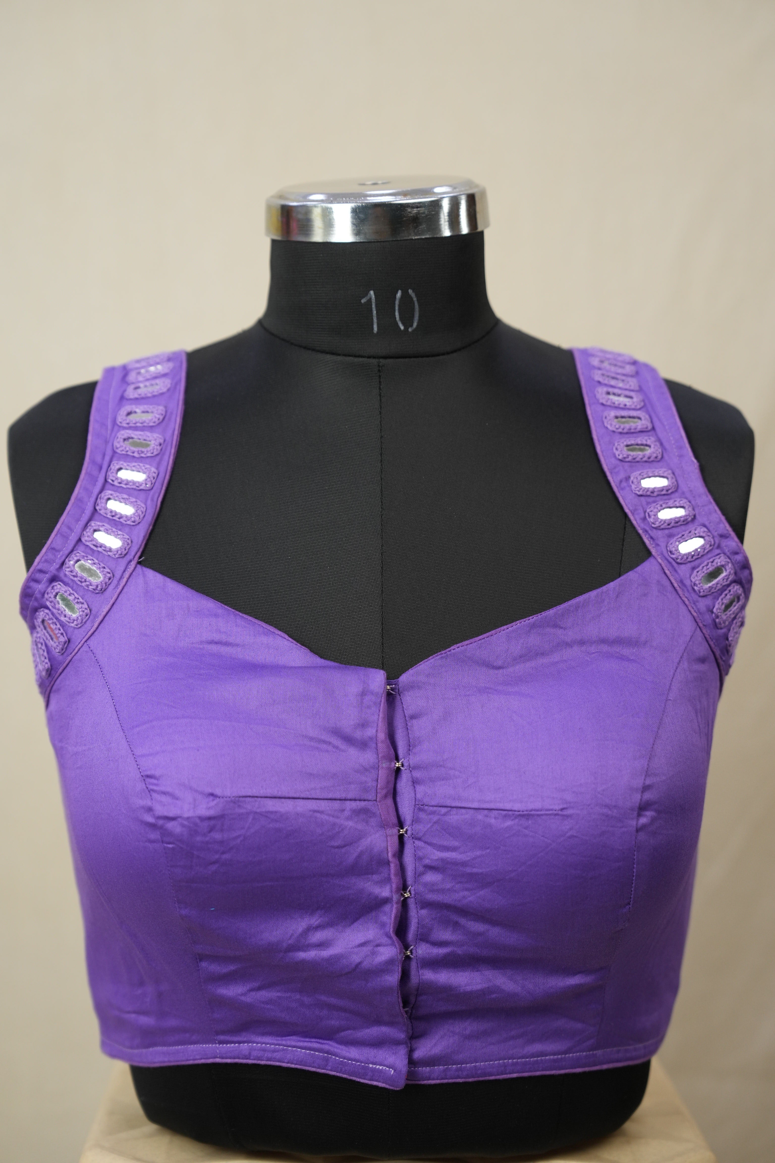 Lavender Cotton Blouse - SRLCB15