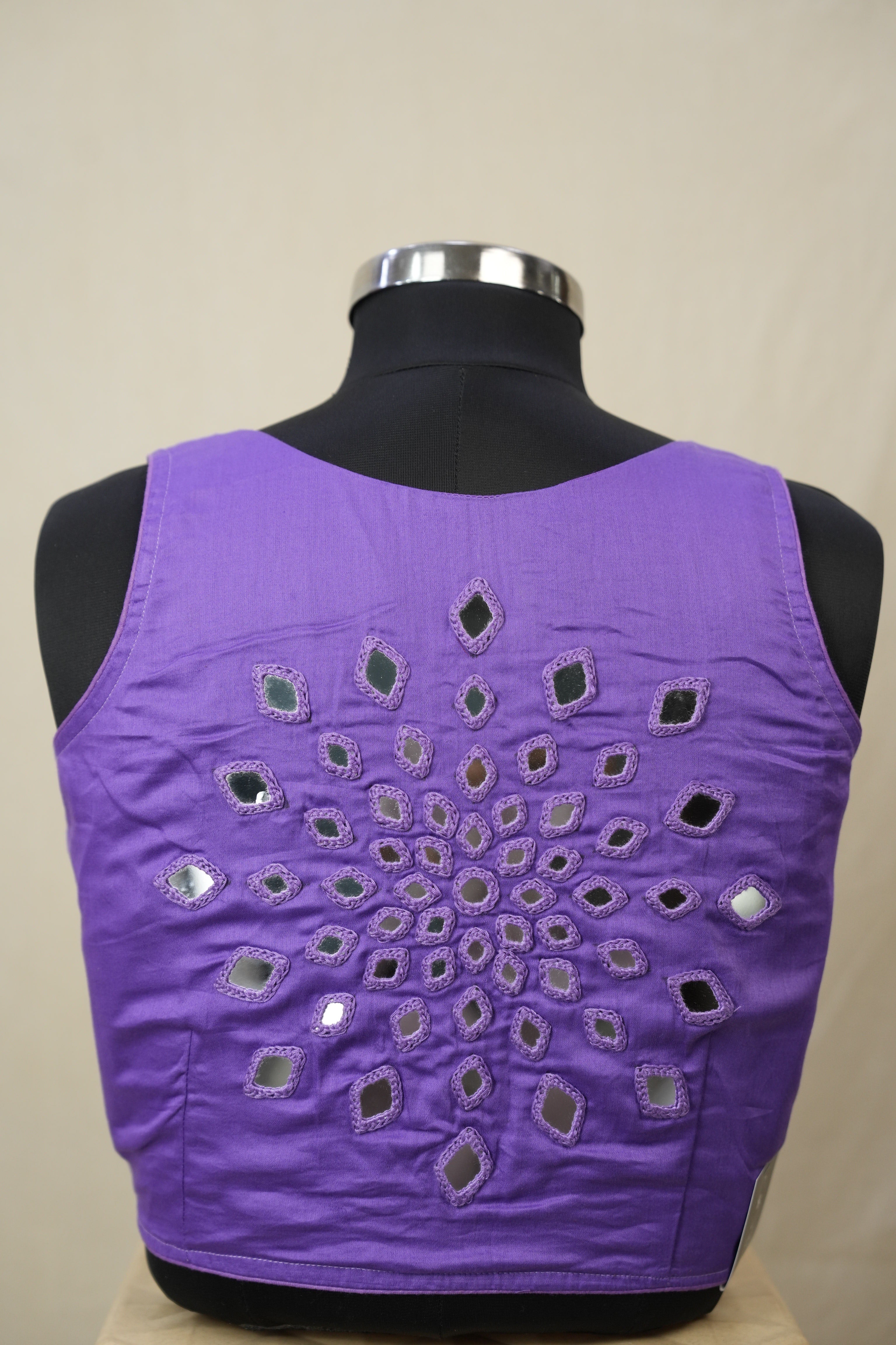 Lavender Cotton Blouse - SRLCB15
