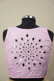 Pink Cotton Blouse - SRPCB14