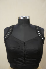 Black Cotton Blouse - SRBCB13