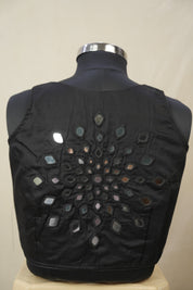 Black Cotton Blouse - SRBCB13
