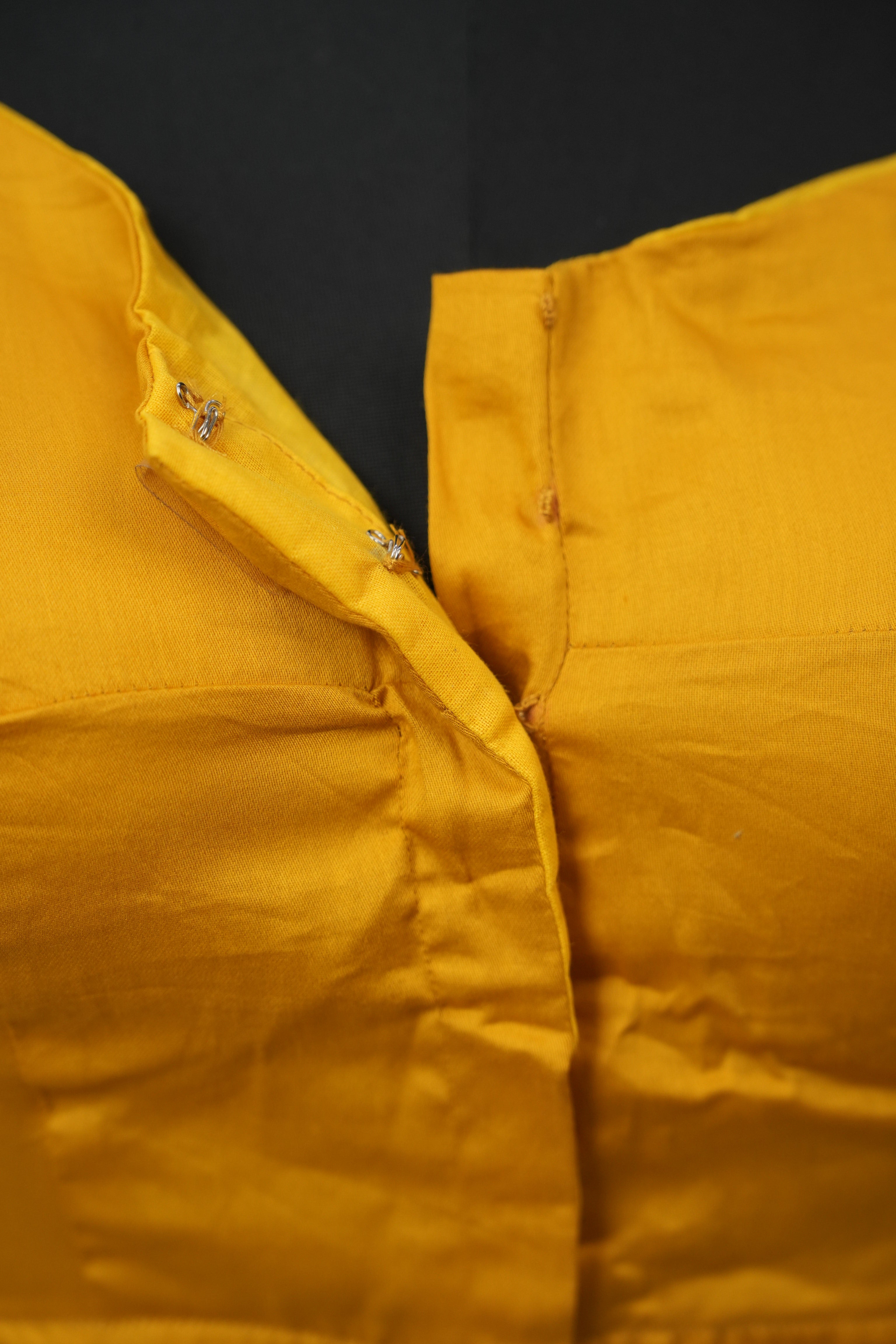 Turmeric Yellow Cotton Blouse - SRTYCB12