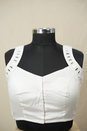 White Cotton Blouse - SRWCB11