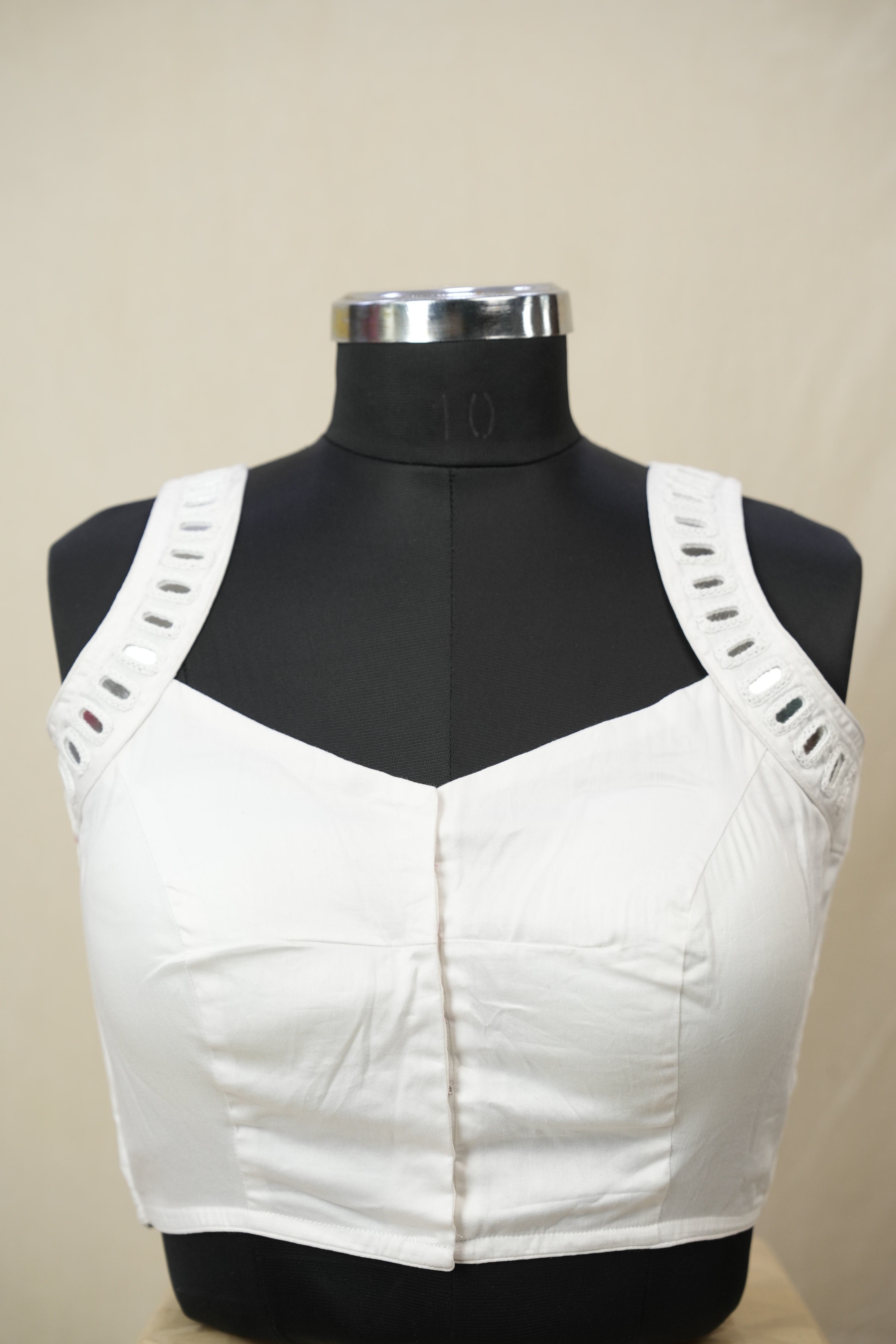 White Cotton Blouse - SRWCB11