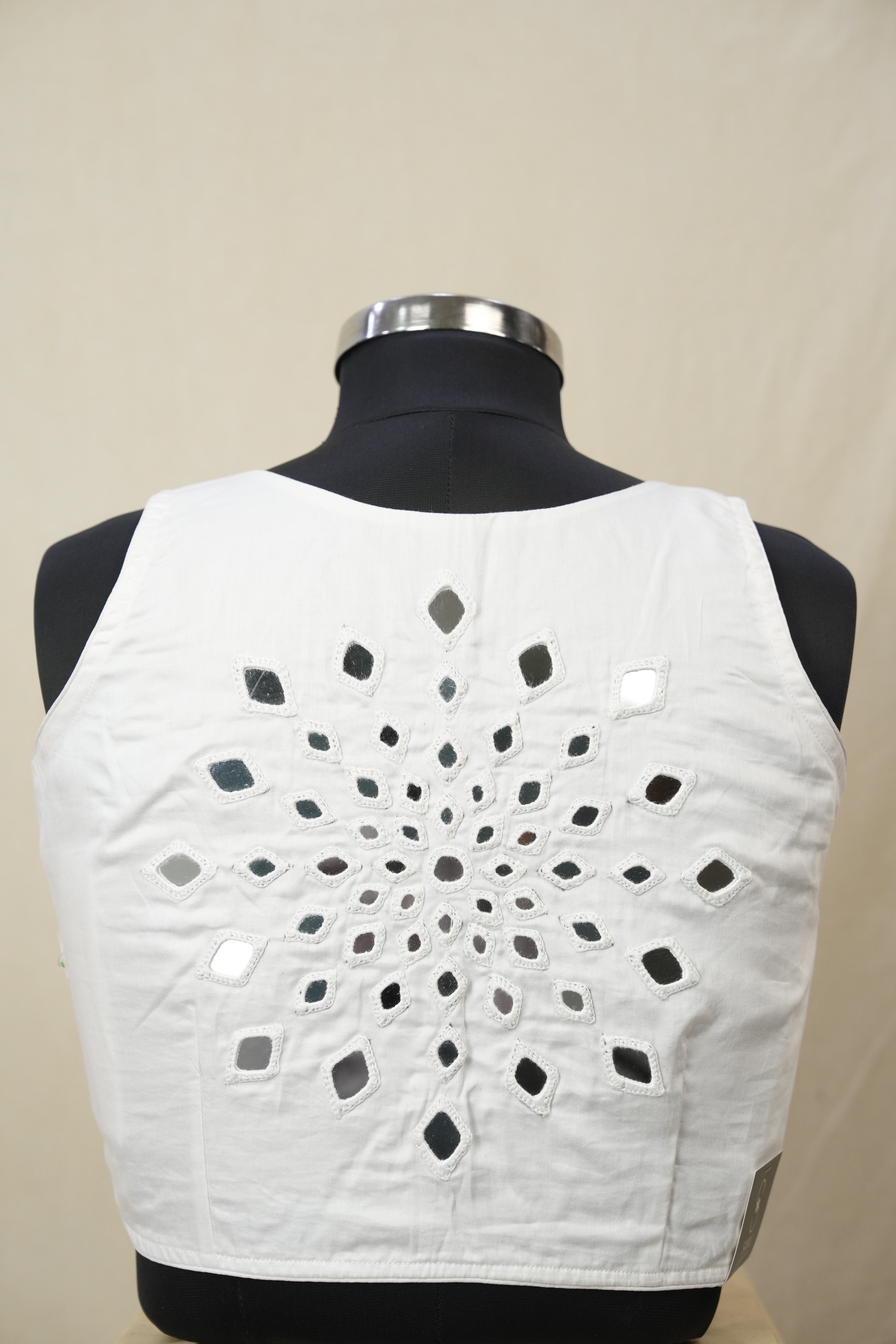 White Cotton Blouse - SRWCB11