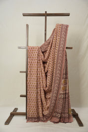 Peach HBP Modal Silk Saree (DEFECT) - SRPMSS94-PI