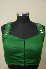 Green Cotton Blouse - SRGCB09