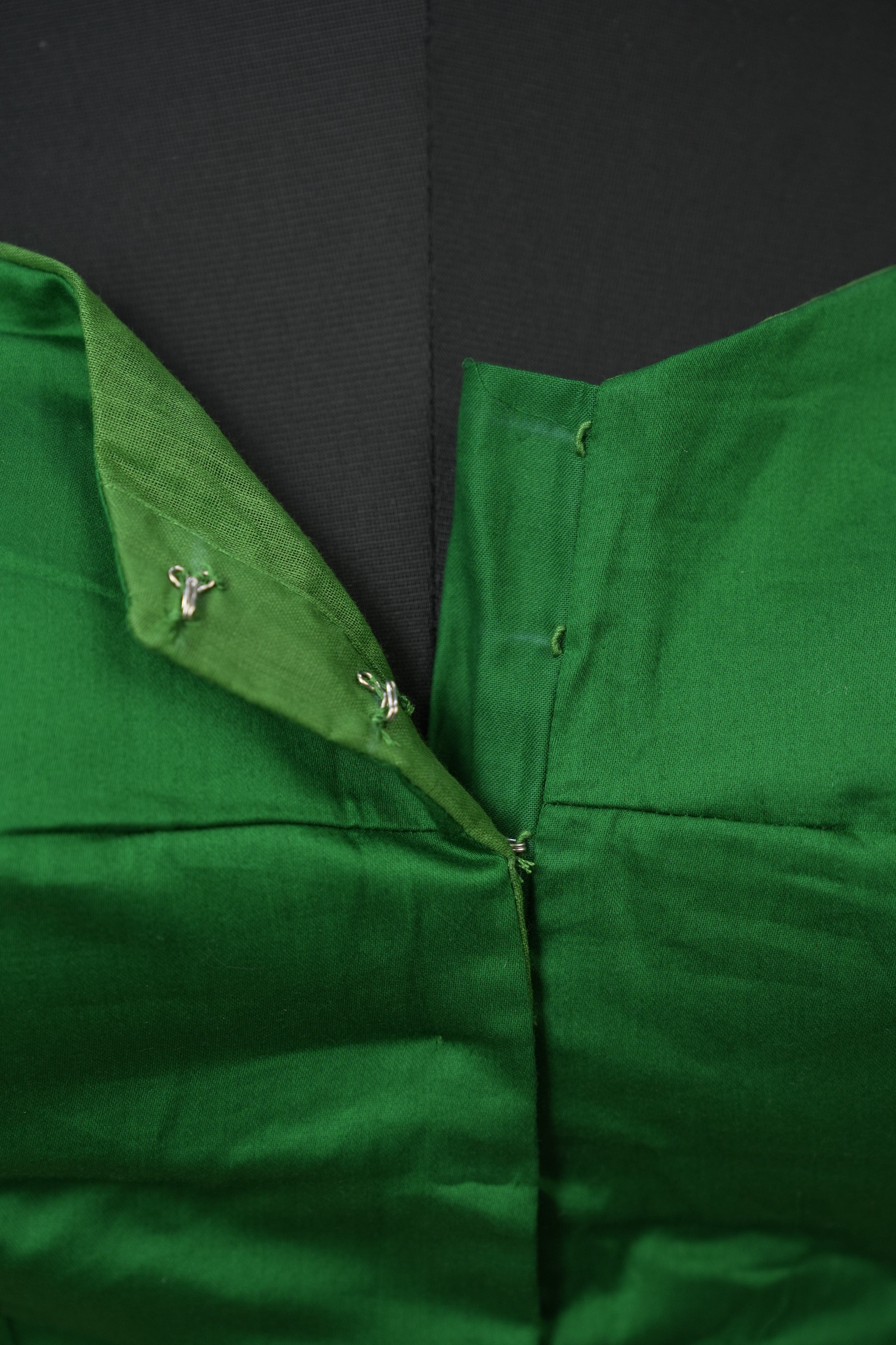 Green Cotton Blouse - SRGCB09