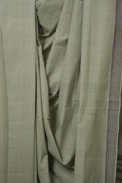 Sage Green Cotton Mangalgiri Saree - SRSGCMS76
