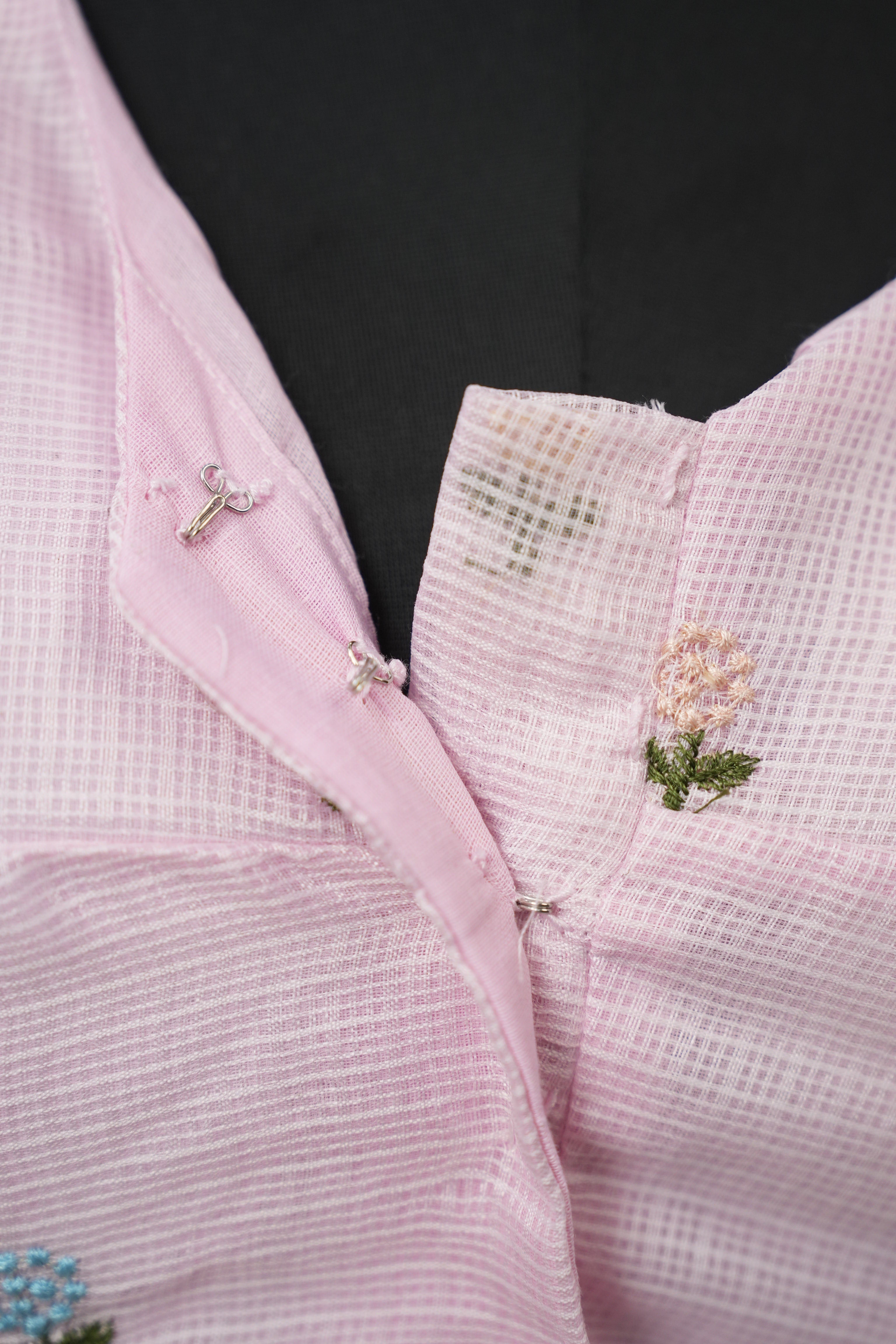 Baby Pink Kota Silk Blouse - SRBPKSB05