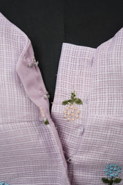 Lavender Kota Silk Blouse - SRLKSB03