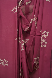 Magenta HBP Cotton Saree - SRMCS3516