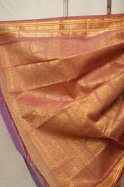 Lime Yellow Gadwal Cotton Silk Saree - SRLYGCSS150