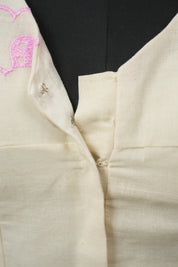 Cream Cotton Blouse - SRCCB02