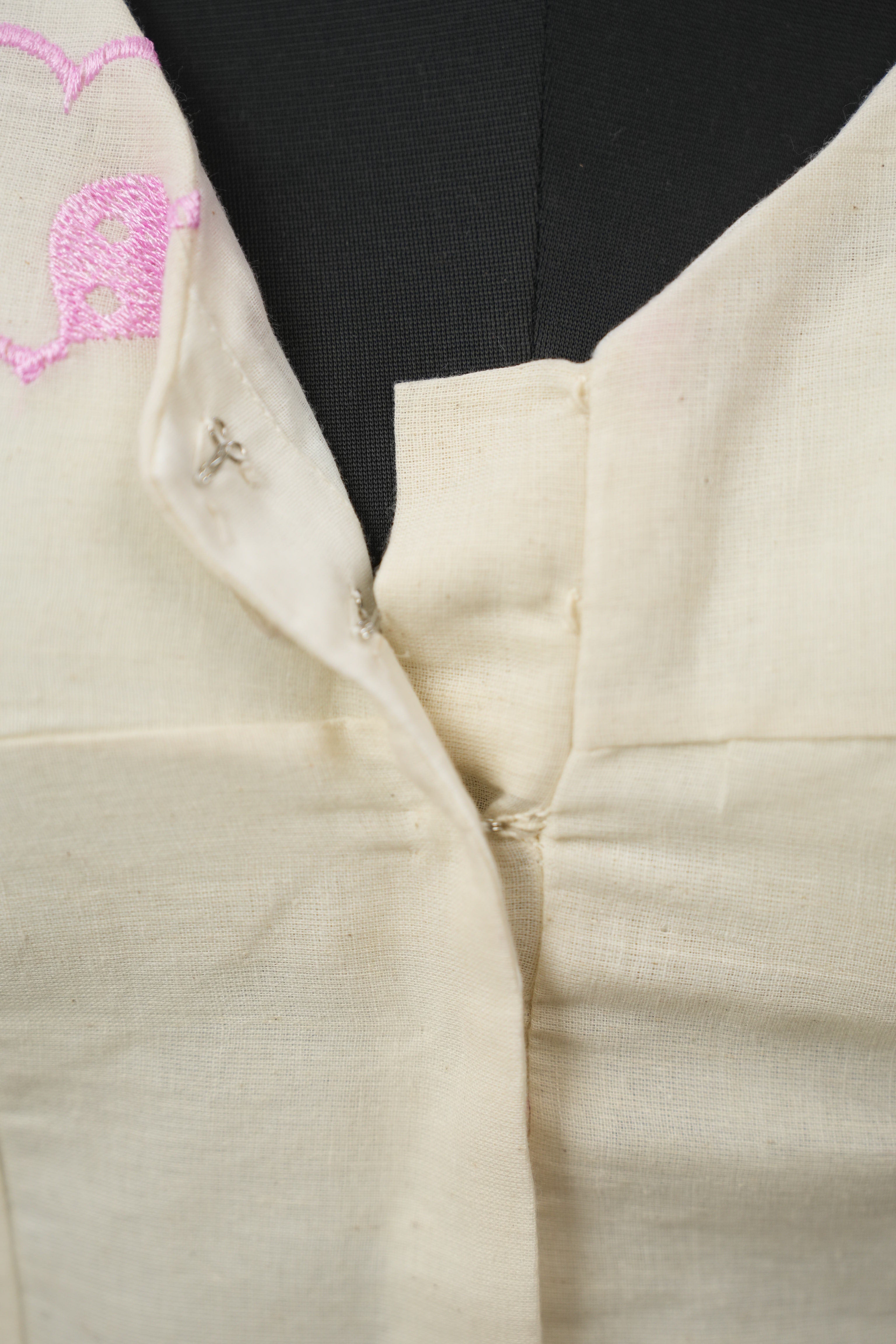 Cream Cotton Blouse - SRCCB02