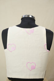 Cream Cotton Blouse - SRCCB02