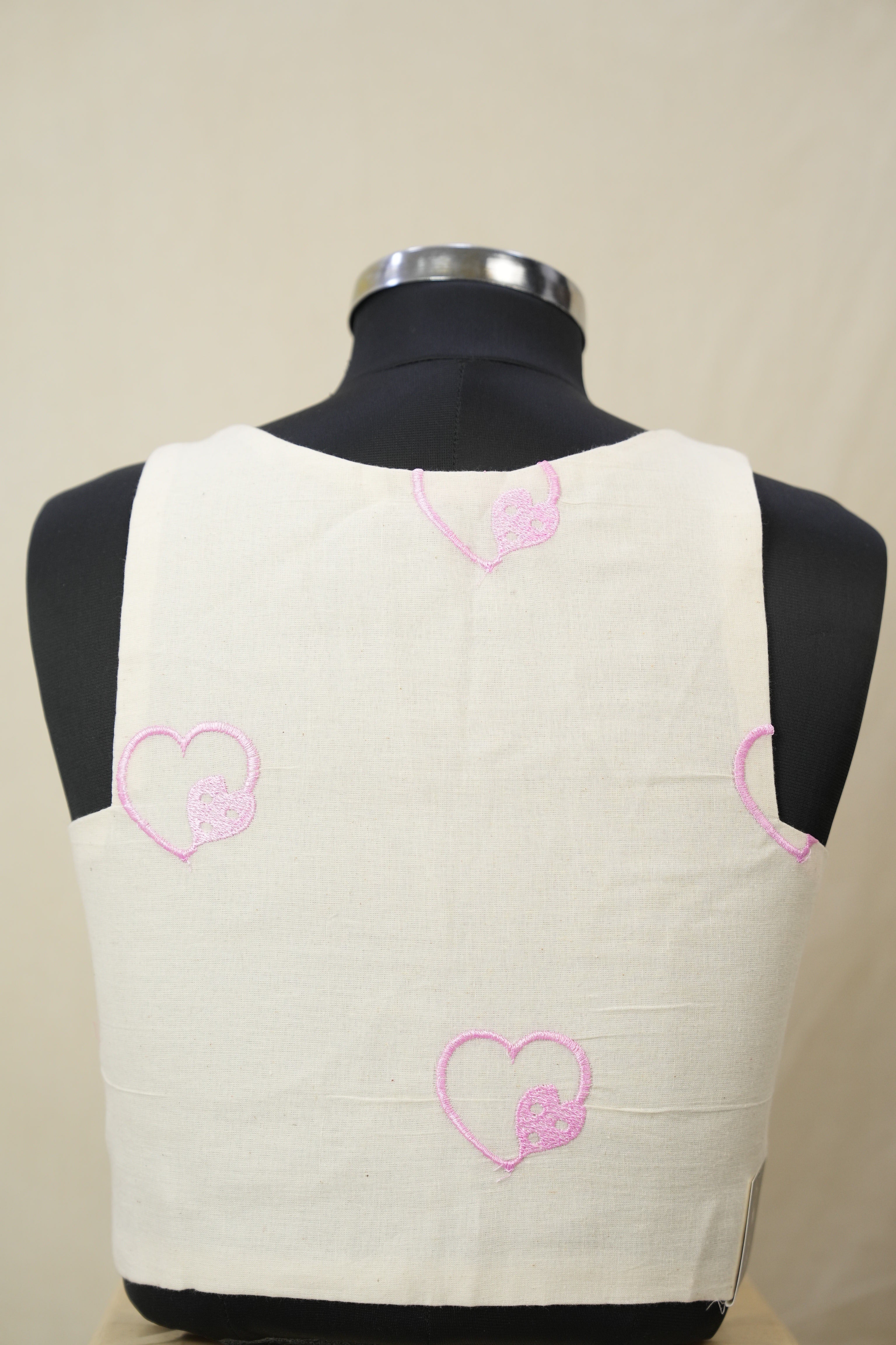 Cream Cotton Blouse - SRCCB02
