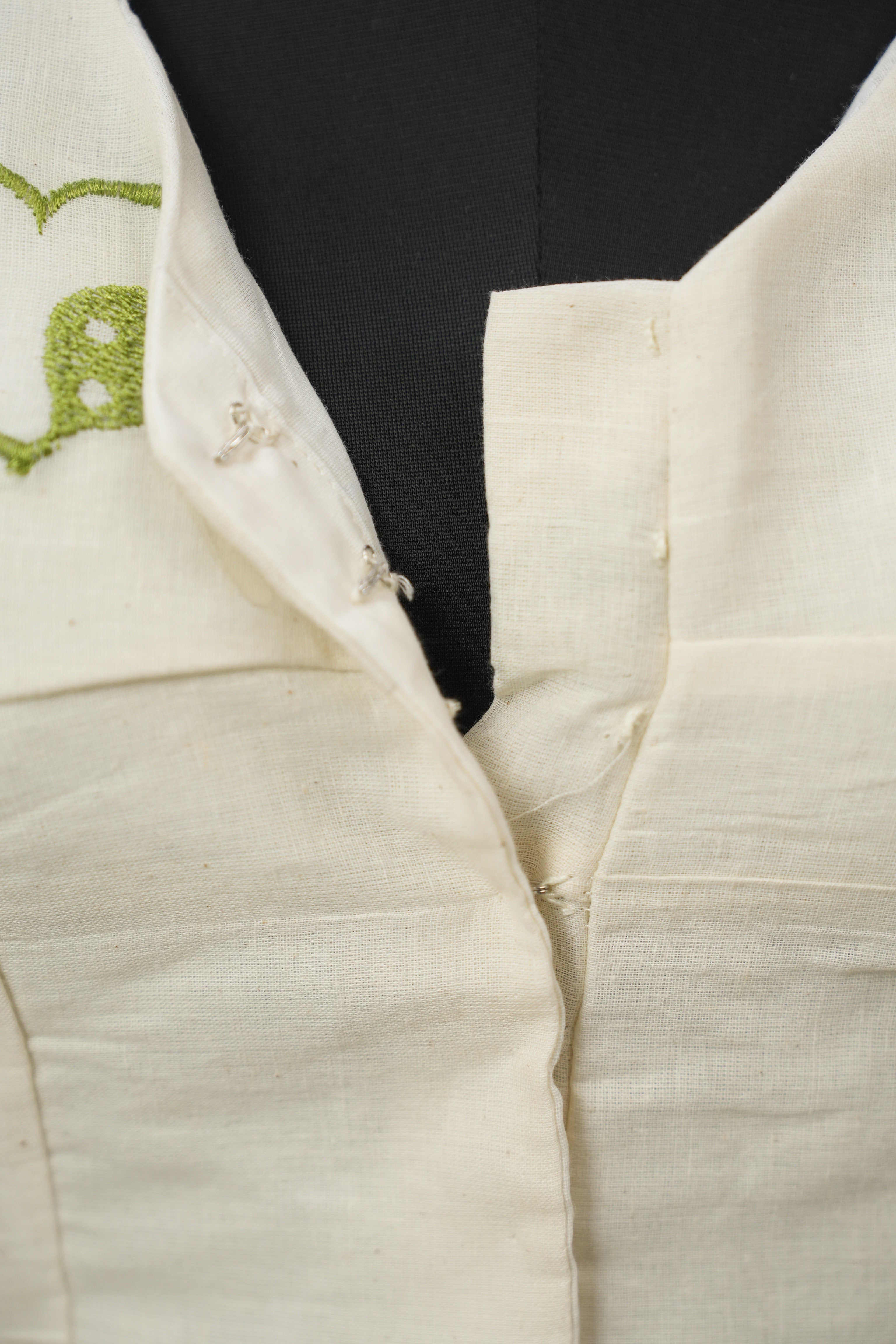 Cream Cotton Blouse - SRCCB01