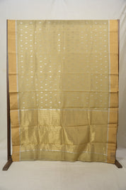 Beige Chanderi Cotton Silk Saree - SRBCSS266