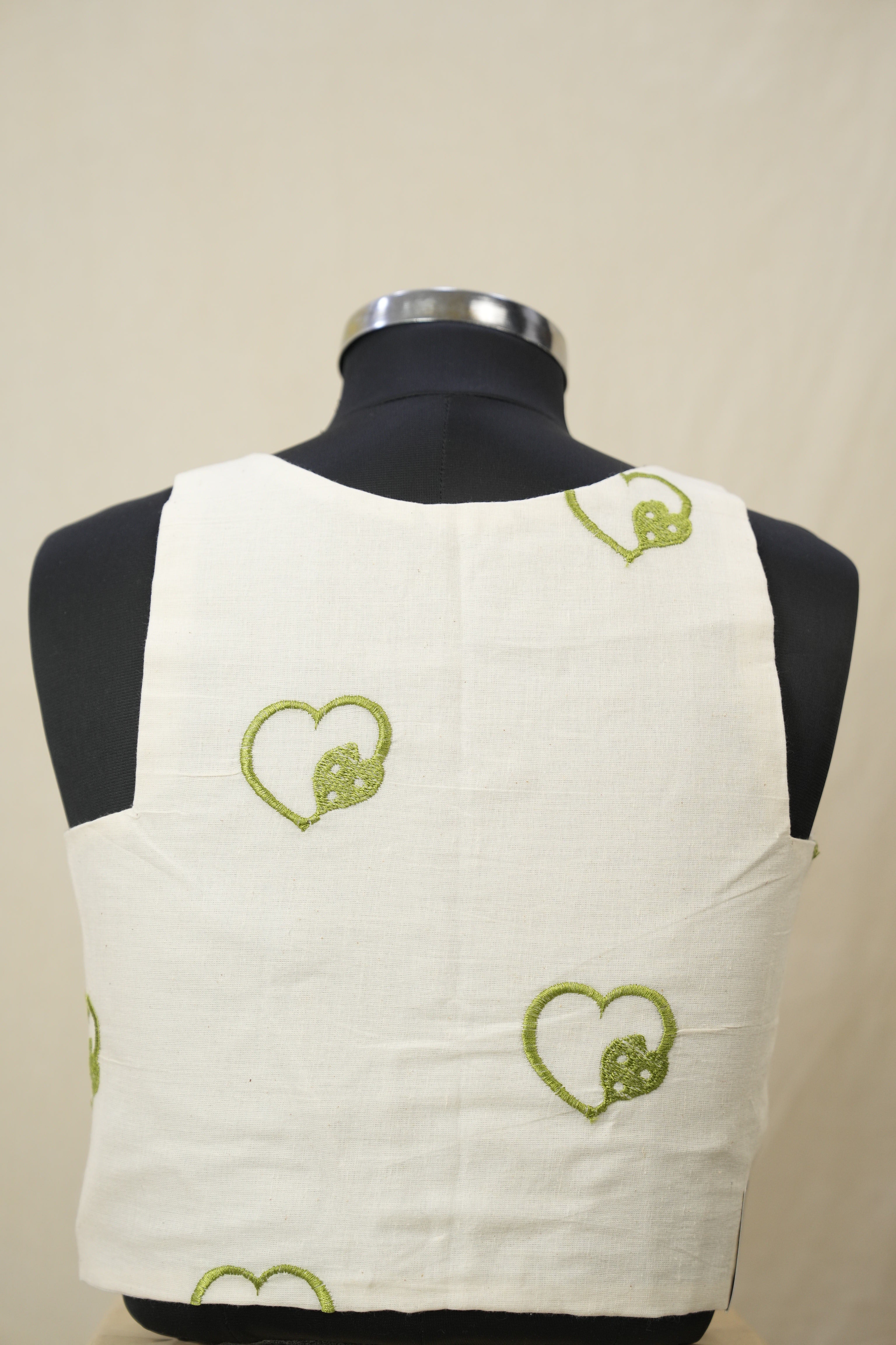Cream Cotton Blouse - SRCCB01