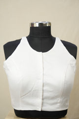White Cotton Blouse - SRWCB08