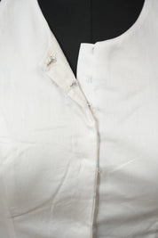 White Cotton Blouse - SRWCB08