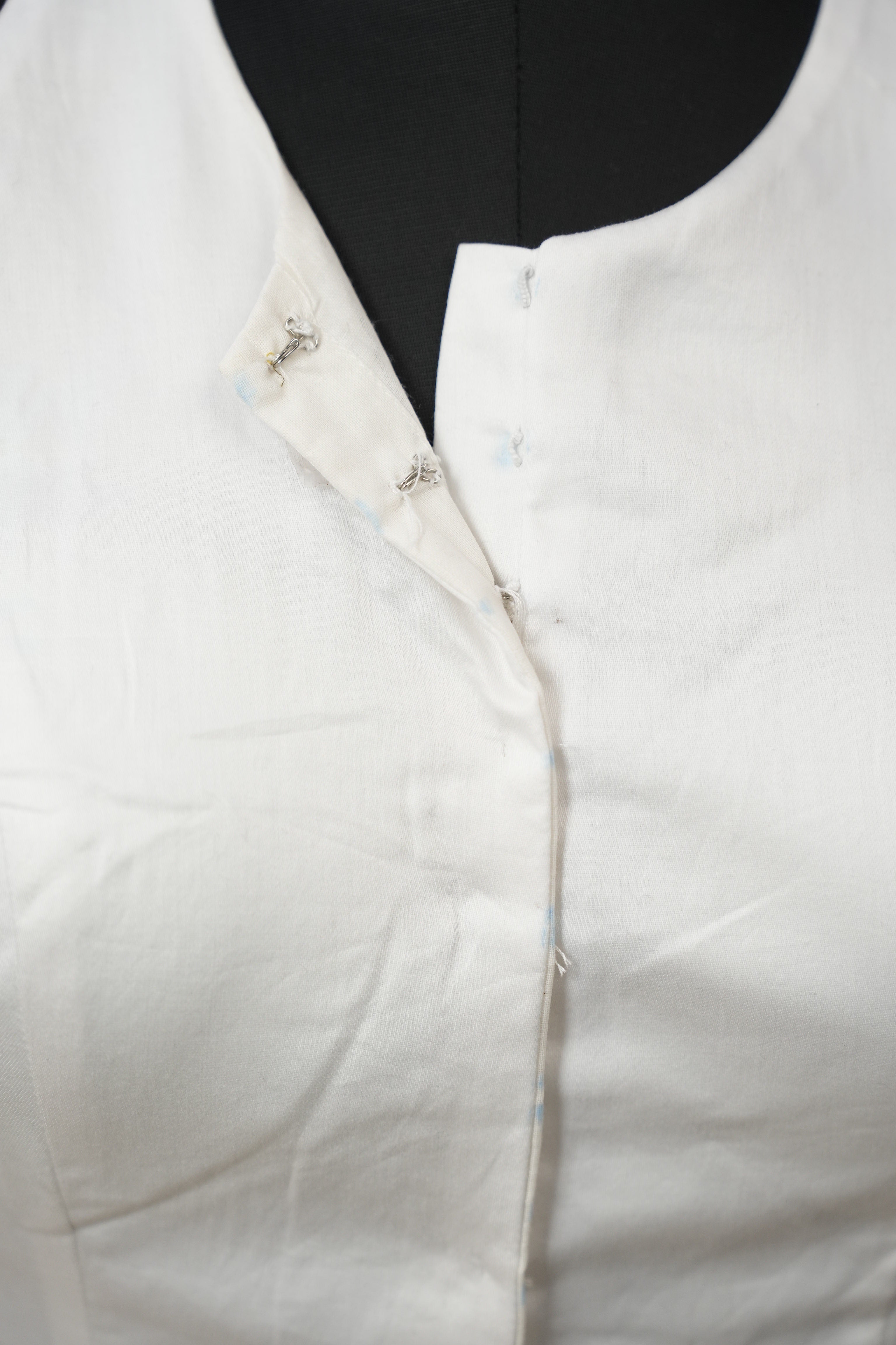 White Cotton Blouse - SRWCB08