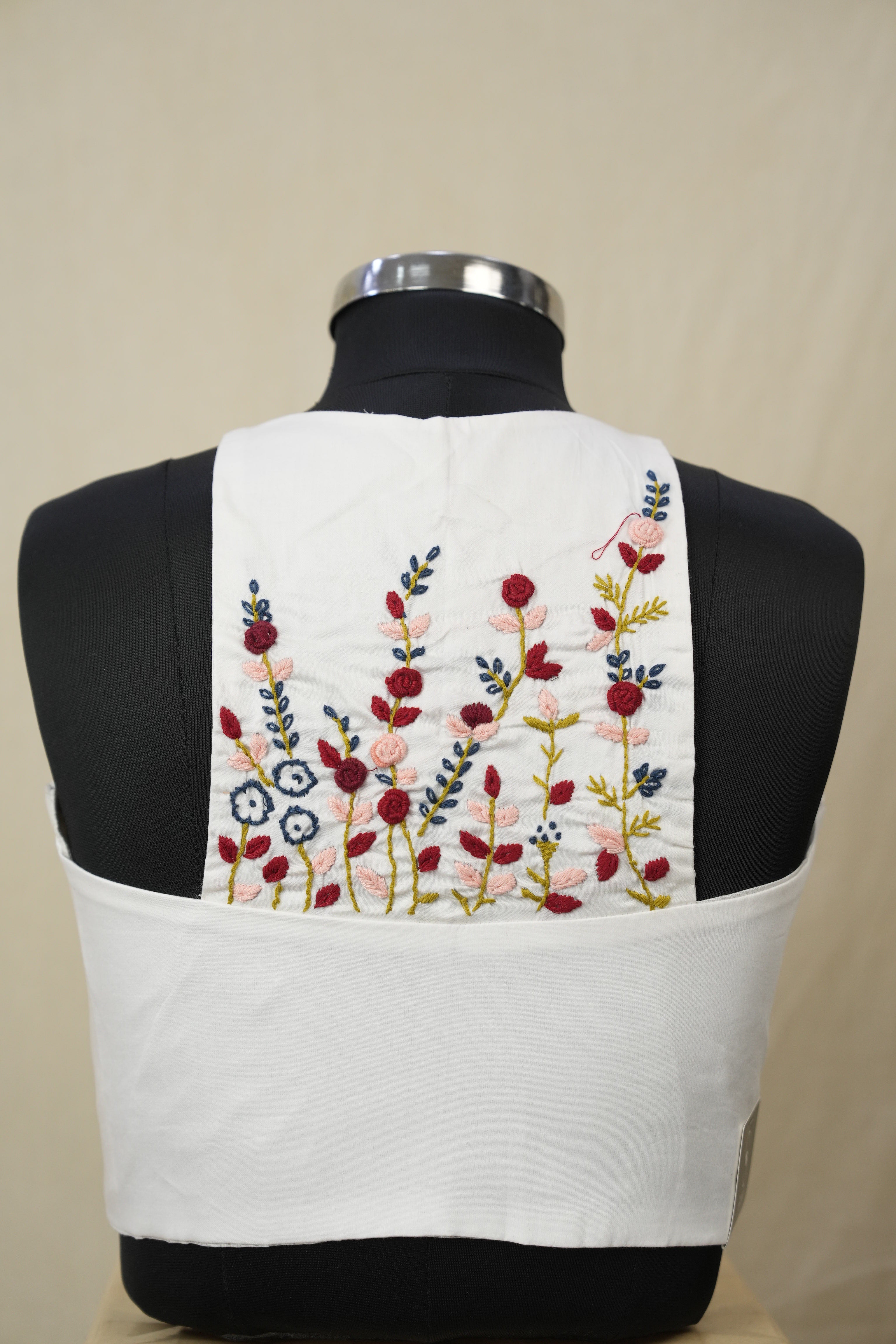 White Cotton Blouse - SRWCB08