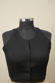 Black Cotton Blouse - SRBCB07