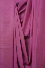 Pink Plain Cotton Mangalgiri Saree - SRPPCMS93