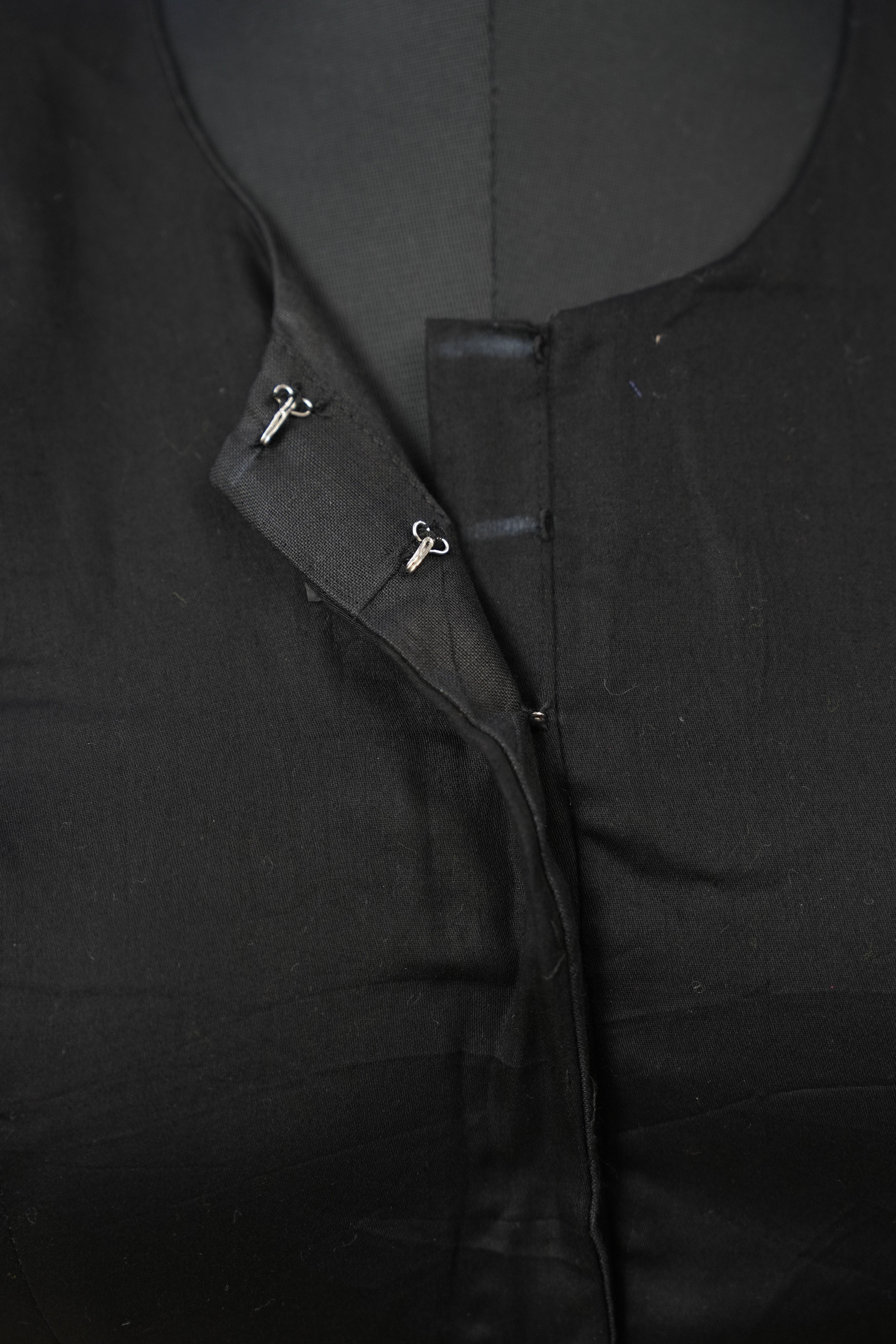 Black Cotton Blouse - SRBCB07