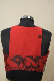 Red Cotton Blouse - SRRCB03