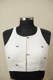 White Cotton Blouse - SRWCB04