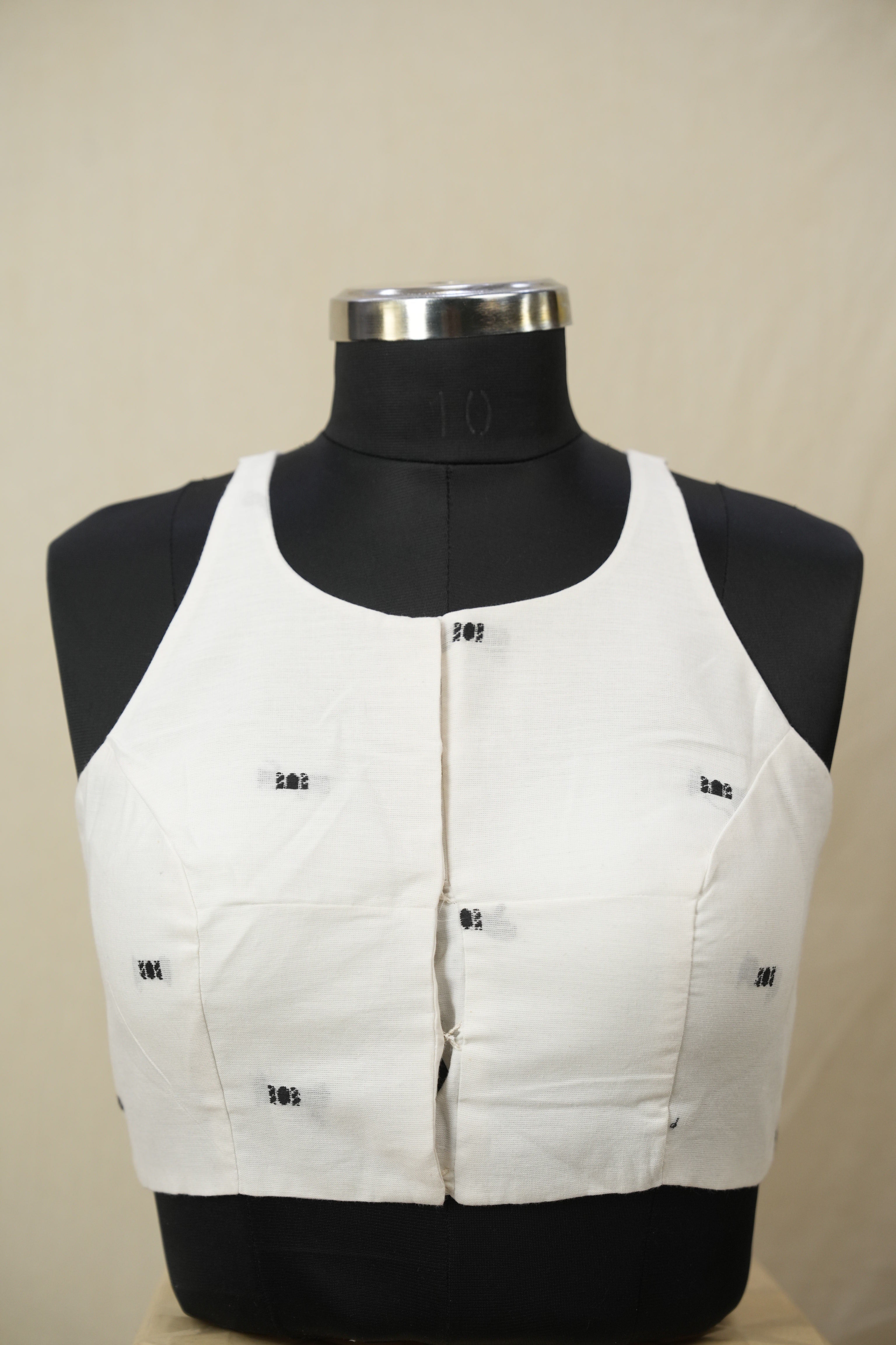 White Cotton Blouse - SRWCB04