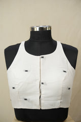 White Cotton Blouse - SRWCB04