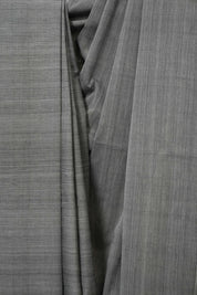Grey Plain Cotton Mangalgiri Saree - SRGPCMS94