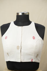 White Cotton Blouse - SRWCB05