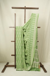 Pista Green HBP Cotton Saree - SRPGCS3520