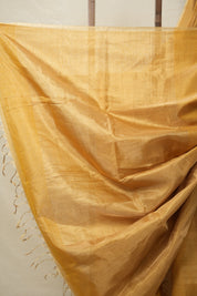 Musturd Yellow Maheshwari Tissue Saree - SRMYMTS699
