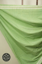 Pista Green HBP Cotton Saree - SRPGCS3520
