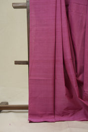 Pink Plain Cotton Mangalgiri Saree - SRPPCMS96