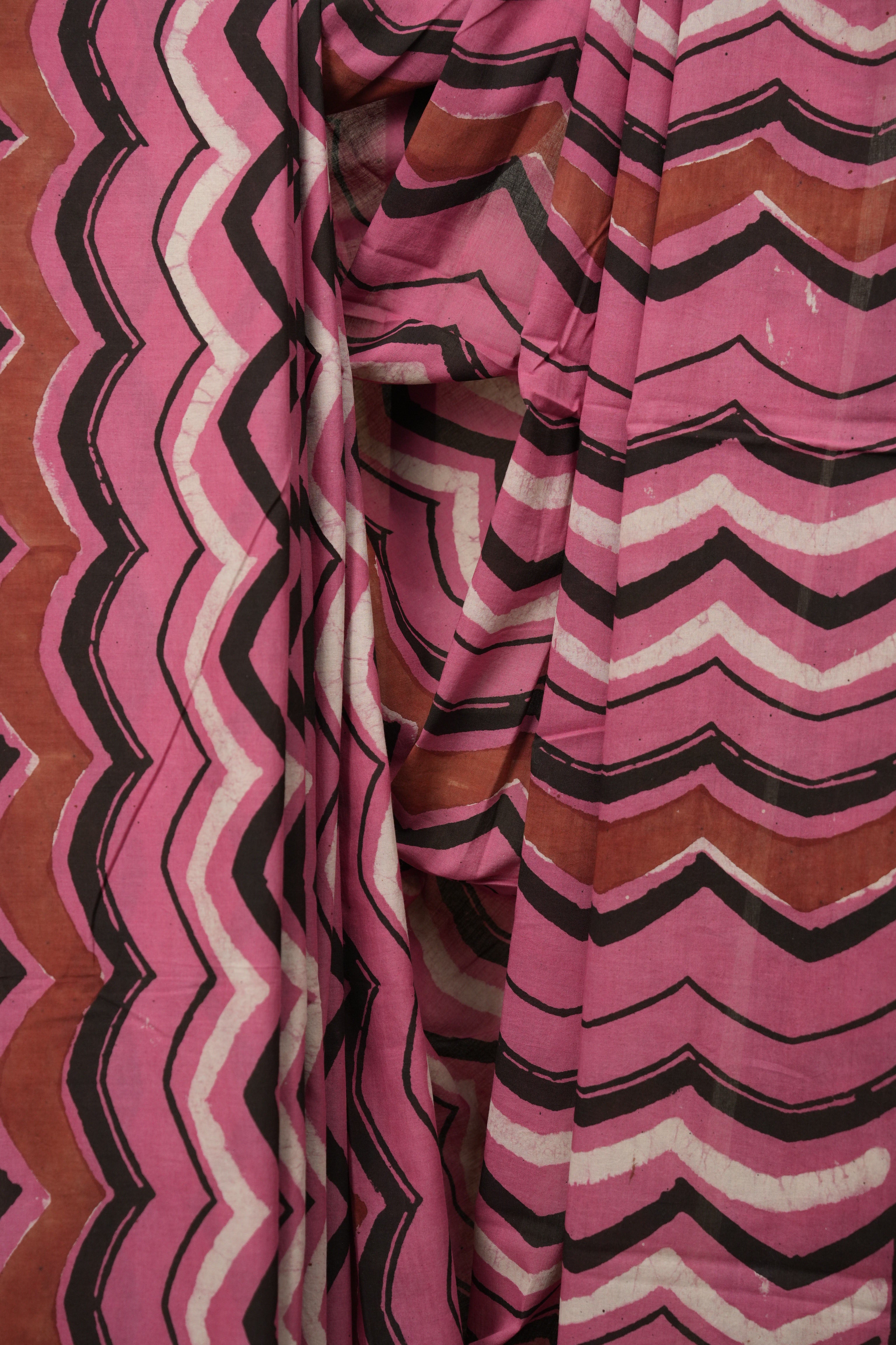 Pink HBP Cotton Saree - SRPCS3596